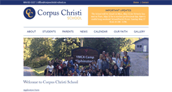 Desktop Screenshot of corpuschristi-school.ca